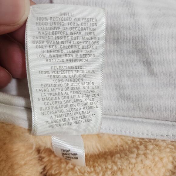 Cloud Island super soft plush fox hood baby bath robe size 6-9 months - Picture 10 of 11